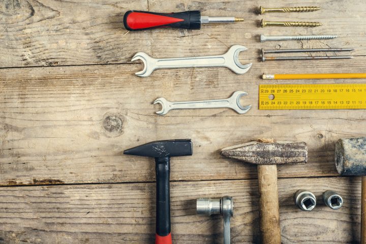Mix of work tools